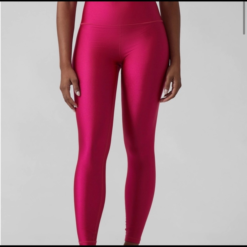 Athleta Elation Shine Tight Small cyclamen pink leggings pants